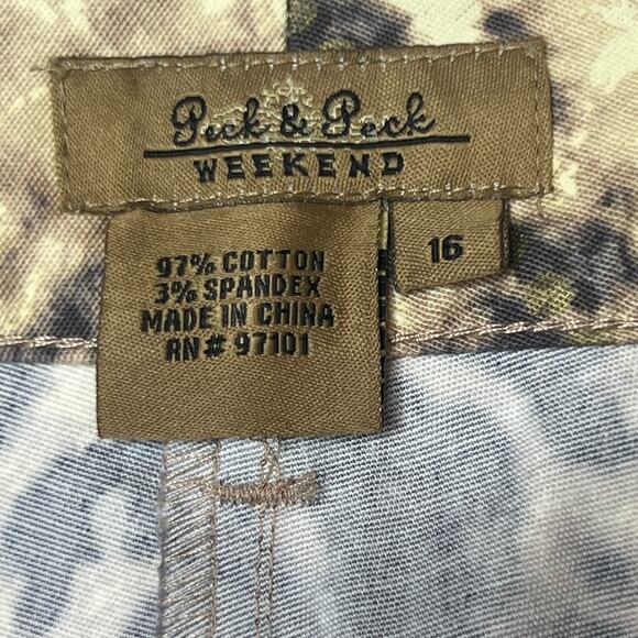 Peck & Peck Cheetah Print Jeans Size 14 Animal Print High Waist Pants - Picture 9 of 9